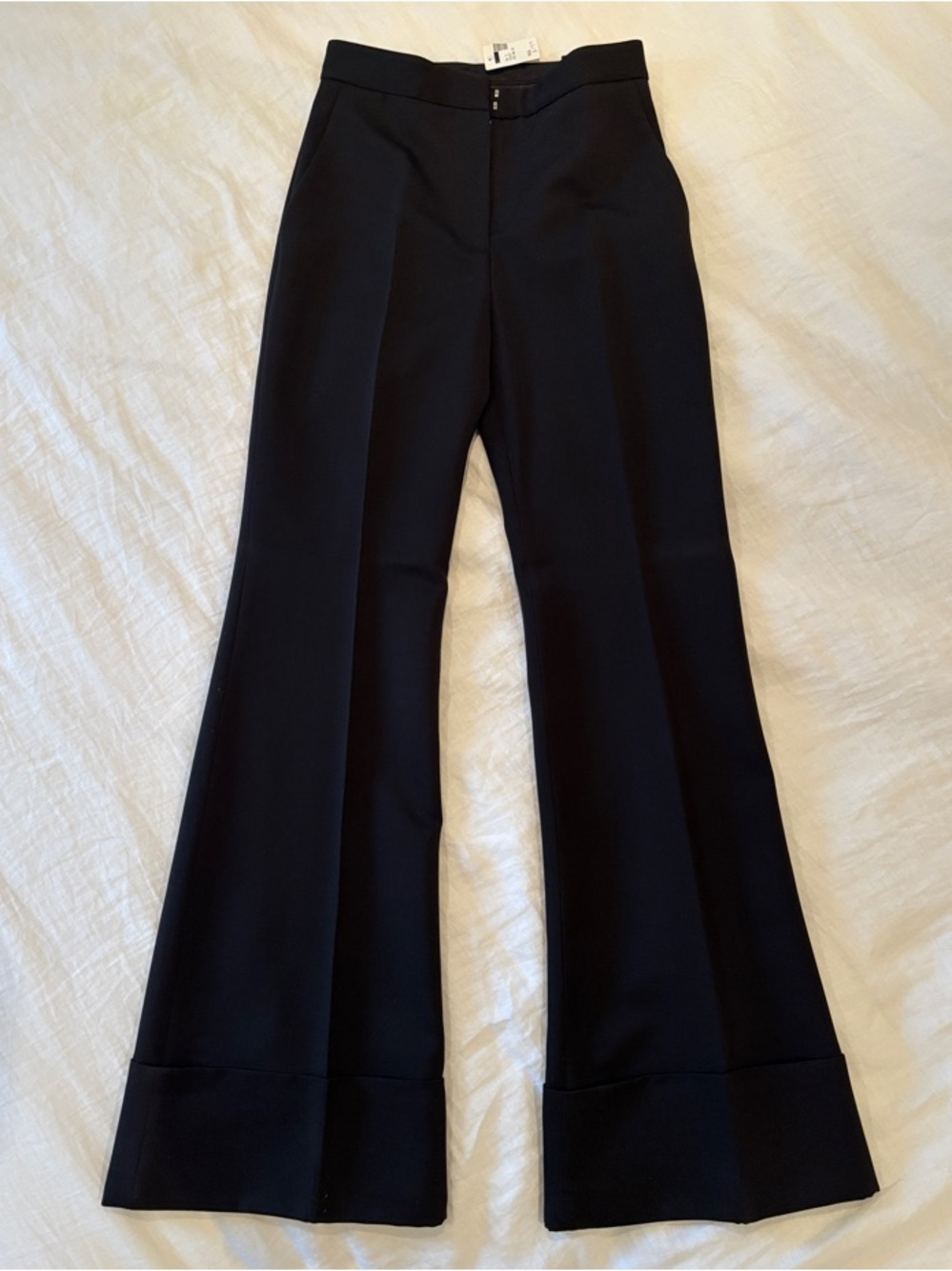 Stella McCartney Black Flared Trousers (Size 40)